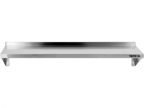 YATO Závesná polica s okrajom – 900x300x180 mm, nerezová oceľ   (YG-09040)