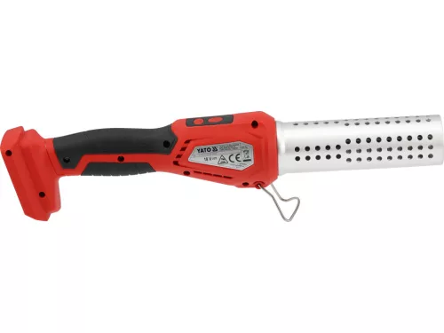 YATO akumulátorový zapaľovač grilu 18 V, 600 °C, bez chemikálií, telo stroja (YG-20106)