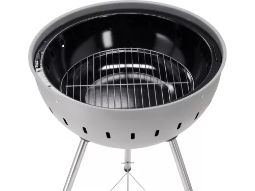 YATO Gril na drevené uhlie, okrúhly, 54 cm SIVÁ (YG-20301)