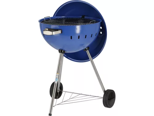 YATO Gril na drevené uhlie, okrúhly, 54 cm MODRÁ (YG-20302)