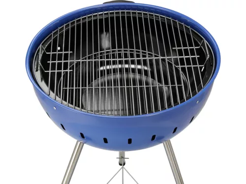 YATO Gril na drevené uhlie, okrúhly, 54 cm MODRÁ (YG-20302)