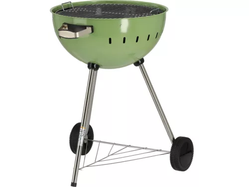 YATO Gril na drevené uhlie, okrúhly, 54 cm ZELENÝ (YG-20303)