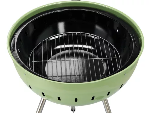 YATO Gril na drevené uhlie, okrúhly, 54 cm ZELENÝ (YG-20303)