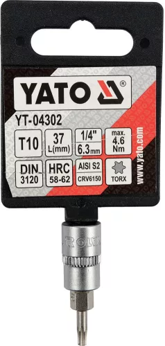 YATO Nadstavec 1/4" bit Torx T10 (YT-04302)