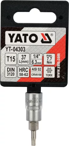 YATO Nadstavec 1/4" bit Torx T15 (YT-04303)