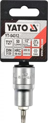 YATO Nadstavec 1/2" bit Torx T27 (YT-04312)