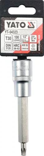 YATO Nadstavec predĺžený 1/2" bit Torx T30 (YT-04323)