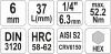 YATO Nadstavec 1/4" bit Imbus H6 (YT-04373)