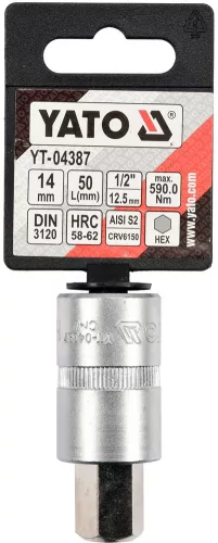 YATO Nadstavec 1/2" bit Imbus H14 (YT-04387)