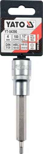 YATO Nadstavec predĺžený 1/2" bit Imbus H4 (YT-04390)