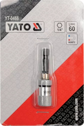 YATO Držiak do vŕtačky 1/4" 60 mm magnetický (YT-0466)