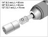 YATO Súprava adaptérov 3ks HEX 1/4, 3/8, 1/2 (YT-04685)