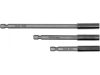 YATO držiaky skrutkovacích bitov HEX vreteno - 1/4" L=75 100 150 mm 3 ks (YT-04699)