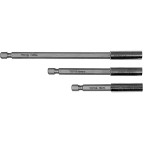   YATO držiaky skrutkovacích bitov HEX vreteno - 1/4" L=75 100 150 mm 3 ks (YT-04699)