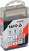 YATO Bit krížový 1/4" PZ2 x 25 mm box NON-SLIP 10 ks (YT-04712)