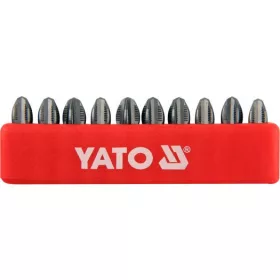   YATO Sada skrutkovacích bitov "Philips" PN3 x 25 mm. HEX 1/4" 10 ks. (YT-0476)