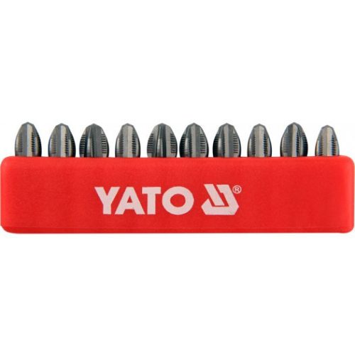 YATO Sada skrutkovacích bitov "Philips" PN3 x 25 mm. HEX 1/4" 10 ks. (YT-0476)