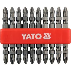   YATO Obojstranné hroty pre skrutkovač 1/4" PH2xPH2 65mm 10ks (YT-0481)