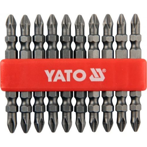 YATO Obojstranné hroty pre skrutkovač 1/4" PH2xPH2 65mm 10ks (YT-0481)