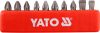 YATO Sada bitov 1/4" 25 mm NON-SLIP 10 ks (YT-0482)
