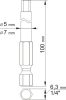 YATO Sada bitov 1/4" 2 ks IMBUS L = 100 mm 4, 6 mm (YT-0495)