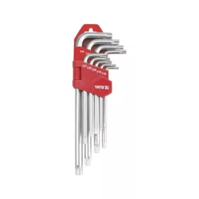 YATO Sada kľúčov TORX s otvorom 9 ks dlhšiu (YT-0512)