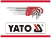 YATO Sada kľúčov TORX s otvorom 9 ks dlhšiu (YT-0512)