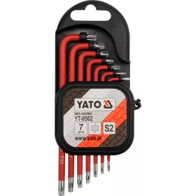 YATO Sada kľúčov TORX s otvorom 7 ks (YT-0562)