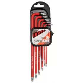 YATO Sada kľúčov TORX s otvorom 9 ks dlhšiu (YT-0563)