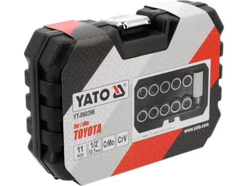 YATO TOYOTA bezpečnostná skrutka kolesa skrutka demontážny sada 11-dielna (YT-060396)