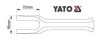 YATO Prípravok na guľové čapy riadenia YATO, vyrážač (YT-0615)