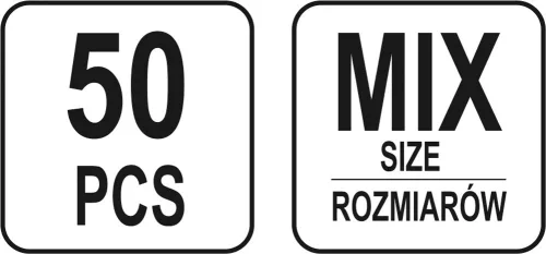 YATO Rýchlospojky káblové sada 50 ks (YT-06868)