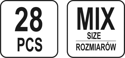 YATO Svorky elektrikárske sada 28 ks (YT-06870)