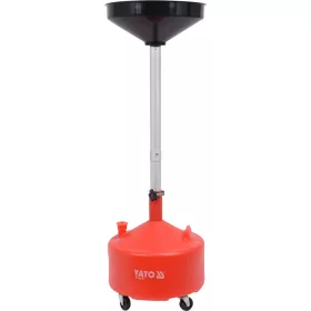   YATO Miska na odčerpanie oleja 20l 420 mm nastaviteľná výška 75-155 cm (YT-0718)