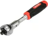 YATO Flexibilná račňa s otočnou guľovou hlavou 1/4" – 72 zubov, 145 mm (YT-07200)