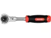 YATO Flexibilná račňa s otočnou guľovou hlavou 1/4" – 72 zubov, 145 mm (YT-07200)