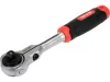 YATO Flexibilná račňa s otočnou guľovou hlavou 3/8" – 72 zubov, 195 mm (YT-07201)