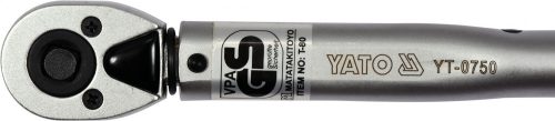 YATO Kľúč momentový 3/8" 19-110 Nm CrV (YT-0750)