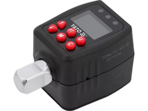YATO DIGITÁLNY MOMENTOVÝ ADAPTÉR 1/2" 10-200NM (YT-07535)