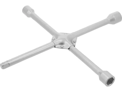 YATO Keresztkľúč gépkocsi kolesáhez, 4 ágú vyhotovenie – 17, 19, 21 mm a 1/2" (YT-08004)