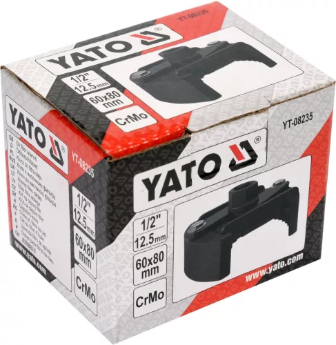 YATO kľúč na olejový filter, nastaviteľný 60-80 mm (YT-08235)