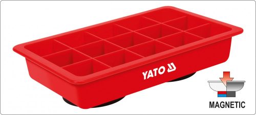 YATO Magnetický organizér na drobné elementy 190x120x34mm (YT-08320)