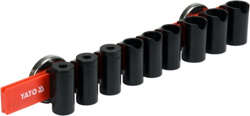 YATO Plastová lišta s magnetickým uchytením pre 9 nástrojov YATO 350 x 50 x 40 mm (YT-08354)