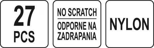 YATO sada sťahovákov na čalúnenie   27 KS (YT-08443)
