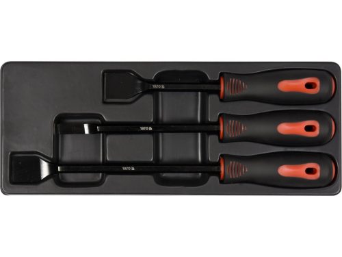 YATO Sada oceľových škrabiek 25 x 220 mm 10 x 270 mm 25 x 310 mm Cr-V 3 ks (YT-08474)
