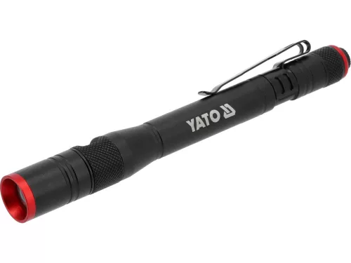 YATO Akumulátorové LED servisné pero 500 lm so zoomom a klipom (YT-085144)
