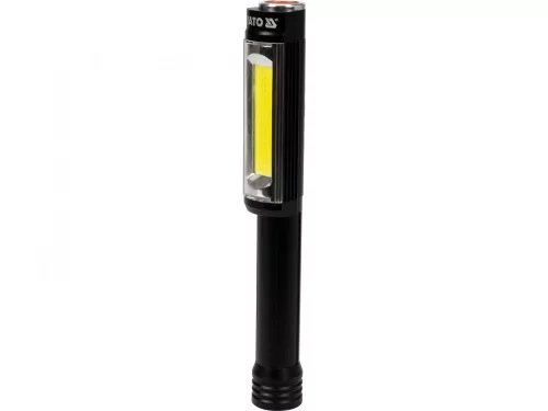 YATO LED kontrolná lampa; napájanie 3x AA batériami, 400/170 Lm, 3 režimy (YT-08522)