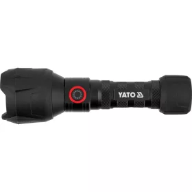   YATO Akumulátorová LED baterka 1000 lm s USB-C nabíjaním a pogumovaným hliníkovým telom (YT-085614)
