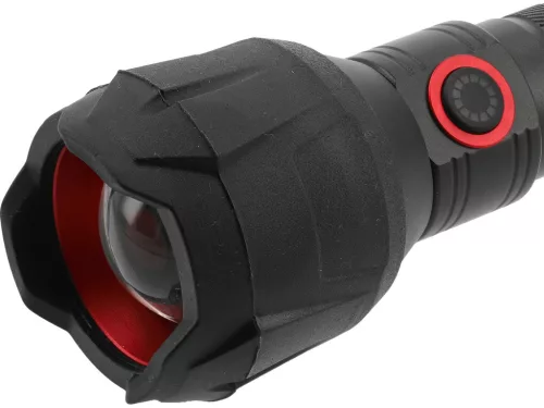 YATO Akumulátorová LED baterka 1000 lm s USB-C nabíjaním a pogumovaným hliníkovým telom (YT-085614)