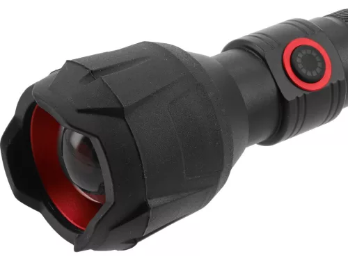 YATO Akumulátorová LED baterka 1000 lm s USB-C nabíjaním a pogumovaným hliníkovým telom (YT-085614)